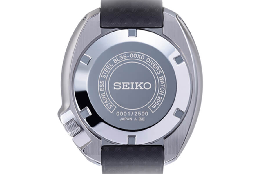 Seiko Prospex 1970 Diver’s Re-creation Limited Edition Ref. SLA033 Case back