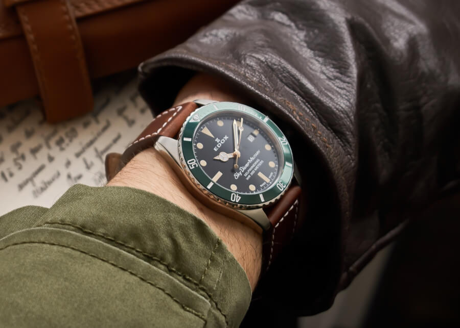 Baselworld 2019: Edox Skydiver Military Limited Edition (Specifications ...