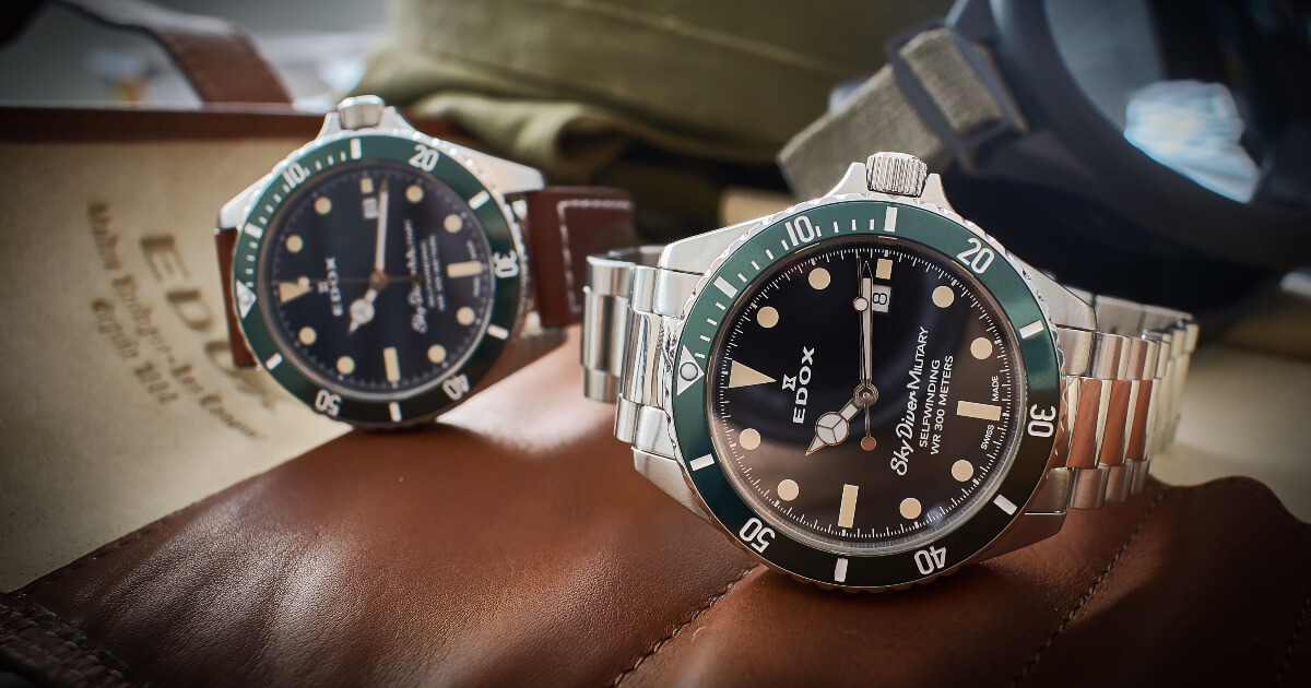 Baselworld 2019: Edox Skydiver Military Limited Edition (Specifications and Price)