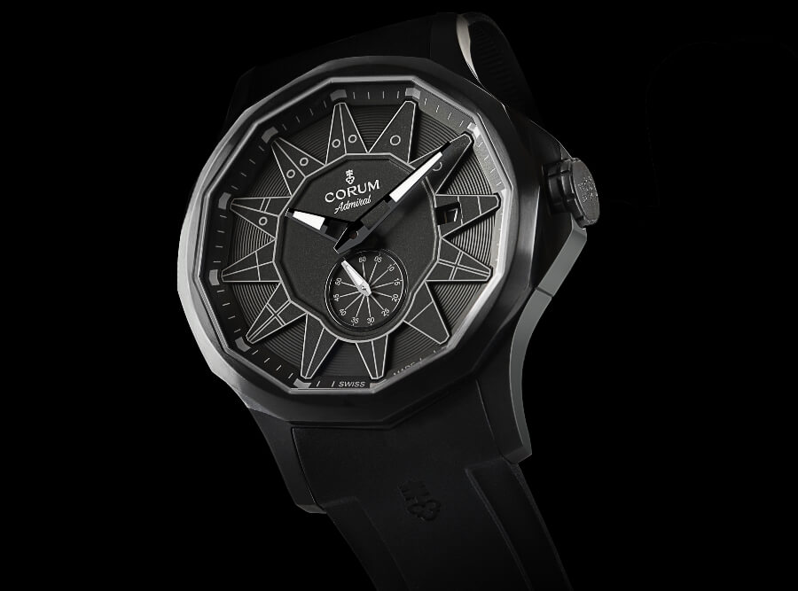 Corum Admiral 42 Full Black Watch Review