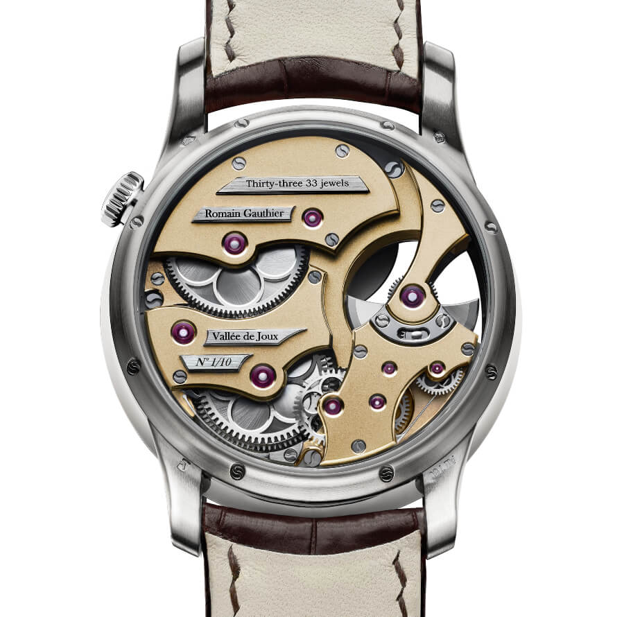Romain Gauthier Insight Micro-Rotor White Gold Limited Editions Movement