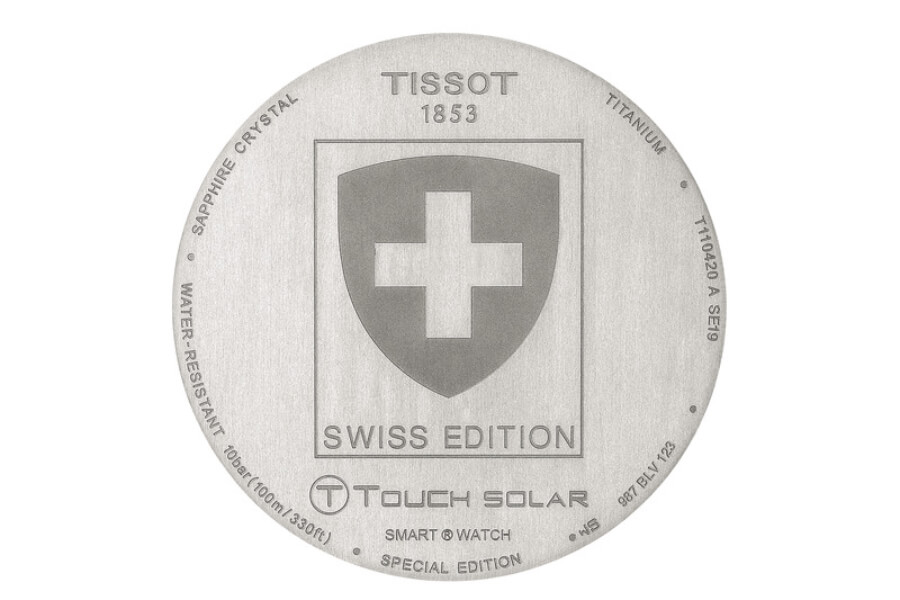 Tissot T-Touch Swiss Edition Case Back