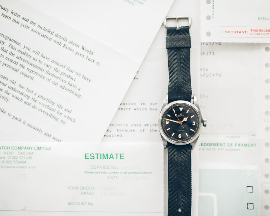 Rolex 6150 Explorer Box and Papers