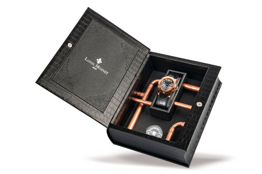 The “Transcontinental By Louis Moinet” Watch Box and Papers
