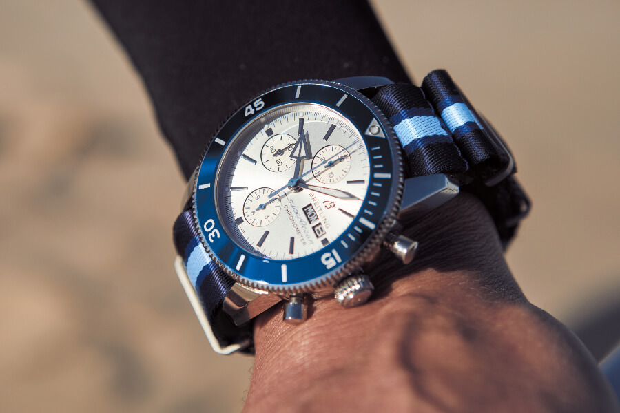 Diving with Breitling Superocean Heritage II Chronograph 44 Ocean Conservancy Limited Edition
