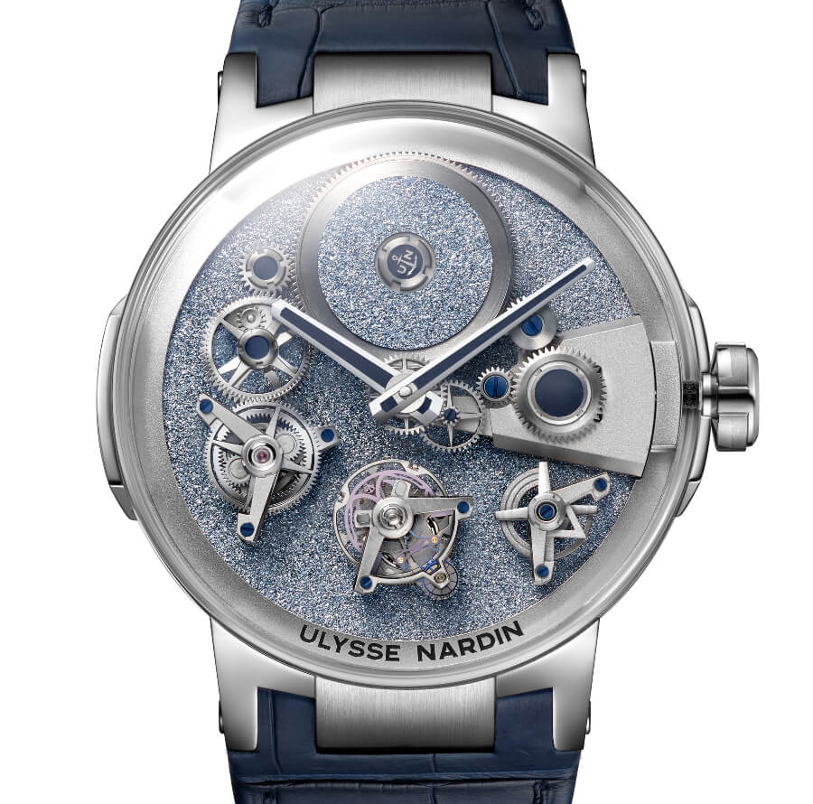 Ulysse Nardin’s Executive Tourbillon Free Wheel Osmium