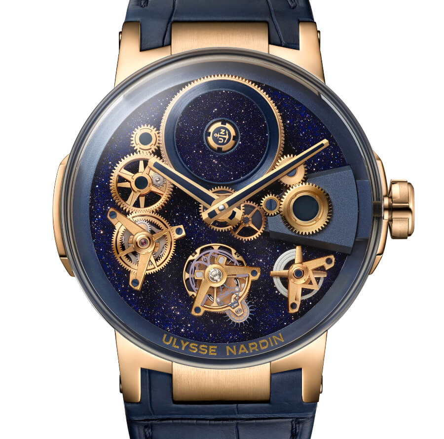 Ulysse Nardin’s Executive Tourbillon Free Wheel Aventurine