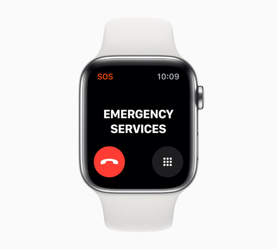 Apple Watch Series 5 Emergency Service