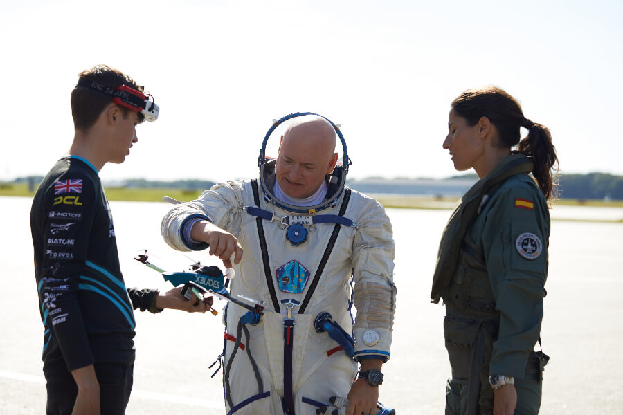 Breitling Scott Kelly, Rocío González Torres, and Luke Bannister