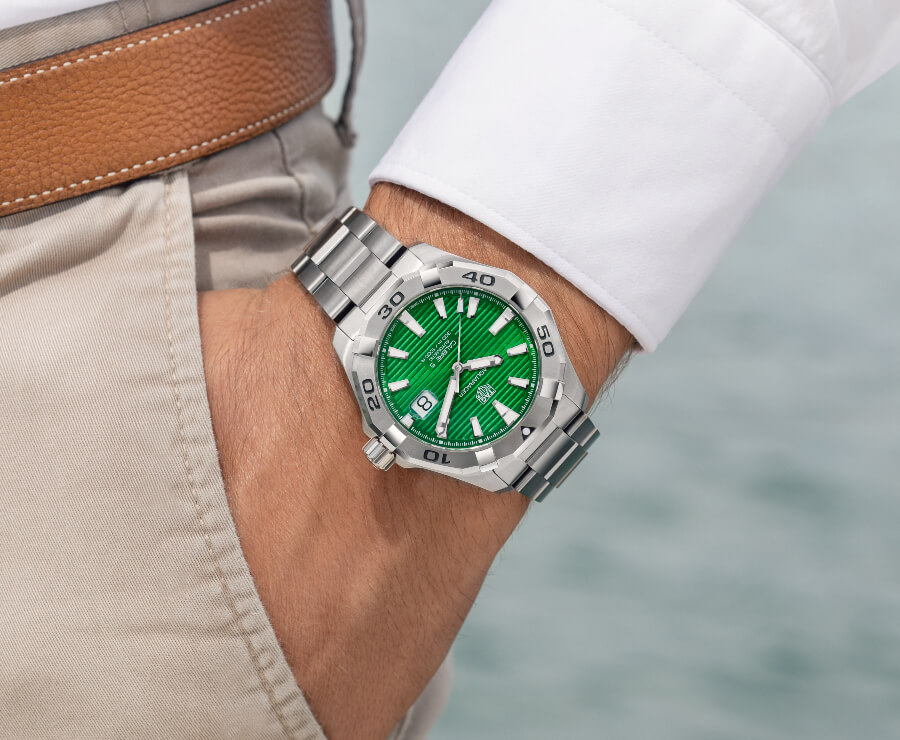 TAG Heuer Aquaracer Green Dial Watch Review