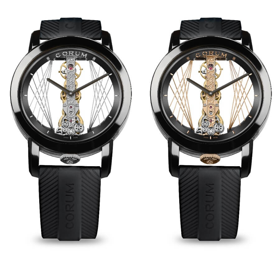 Corum Golden Bridge Round 43 Art Deco