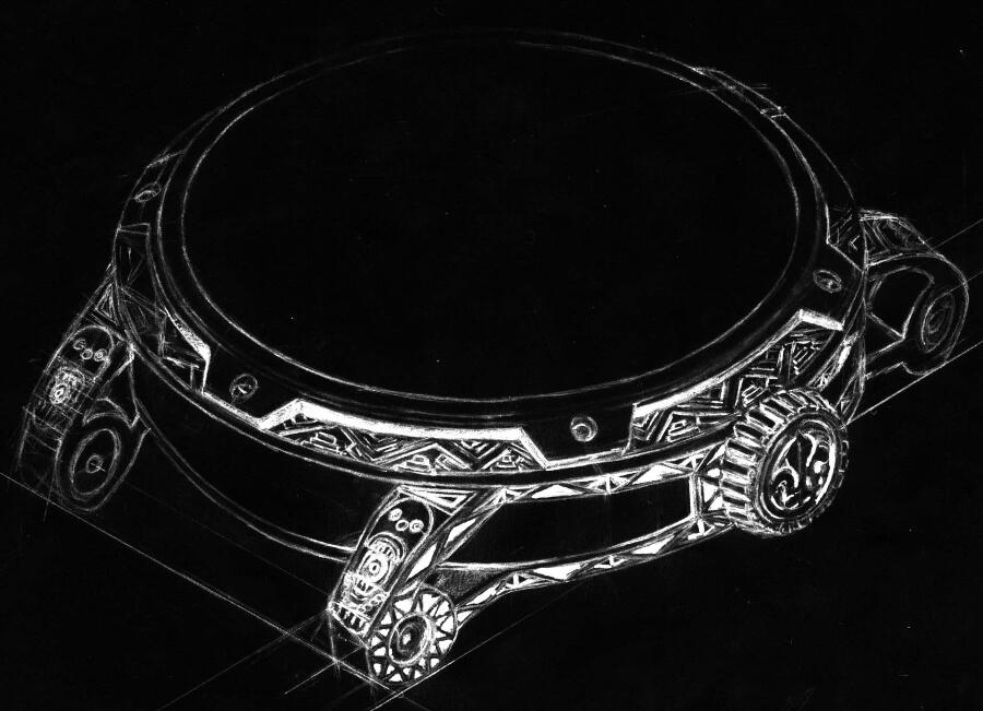 Louis Moinet Only Mexico Case