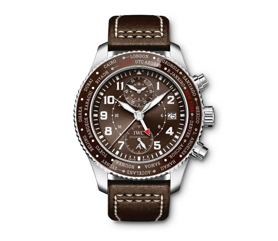 IWC Pilot’s Watch Timezoner Chronograph Edition „80 Years Flight To New York“