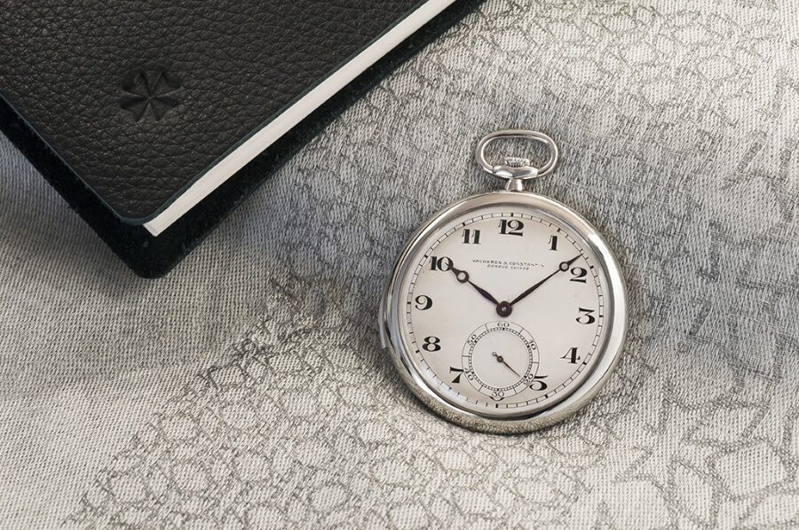 Vacheron Constantin Platinum open-face ultra-thin minute-repeater pocket watch, 1928