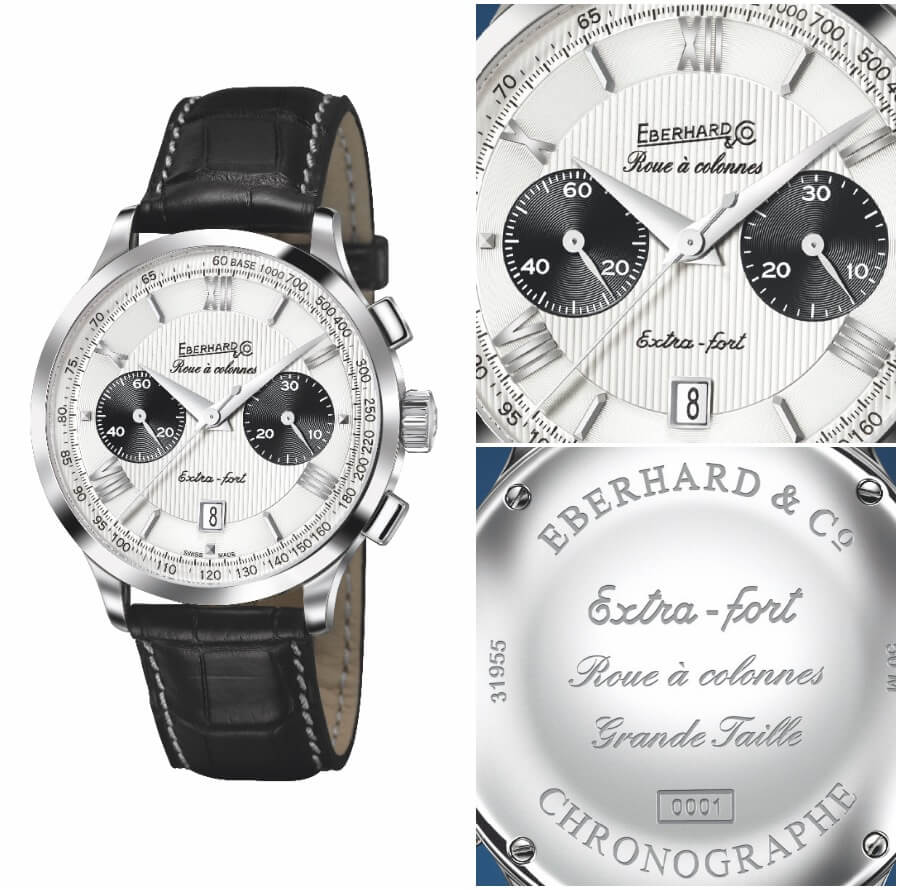 The ew Eberhard & Co. Extra-fort Grande Taille Roue à Colonnes