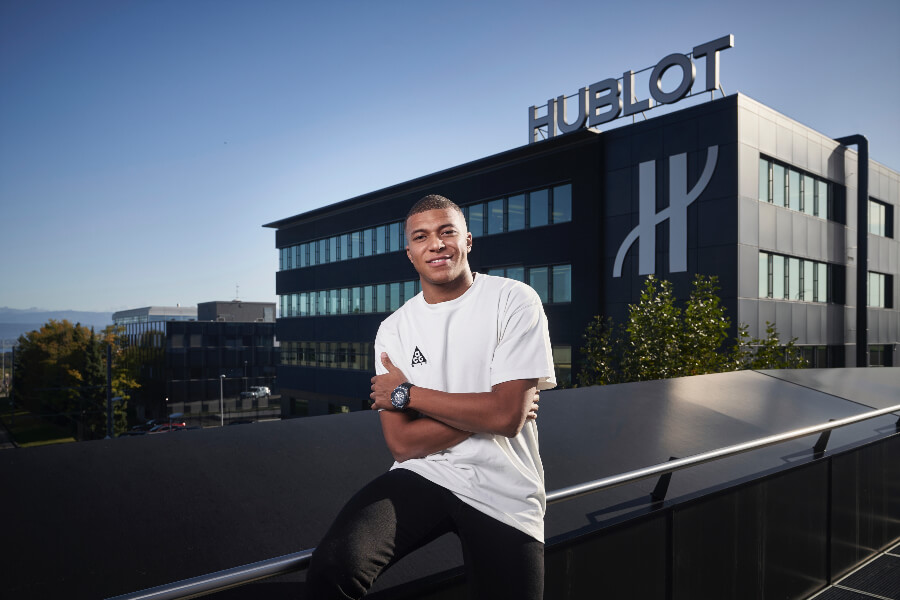 Kylian Mbappé Visits The Hublot Manufacture