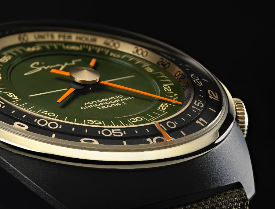 Singer Track1 Emirates Edition Dial