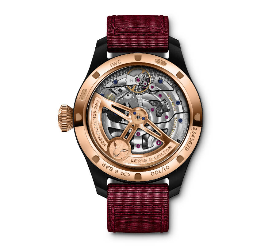 IWC “Lewis Hamilton” Big Pilot's Watch Perpetual Calendar Edition Movement