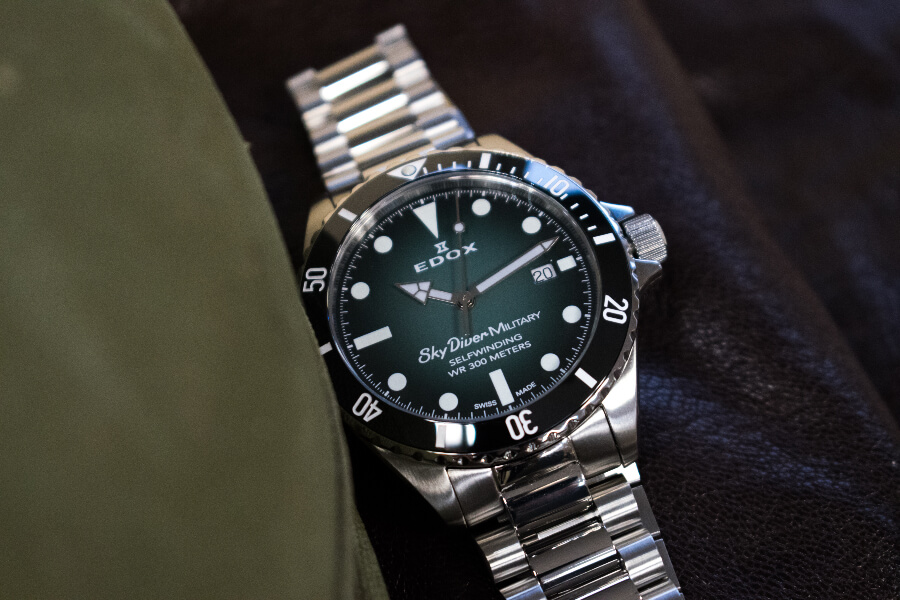 Edox Green Dial Men Watch