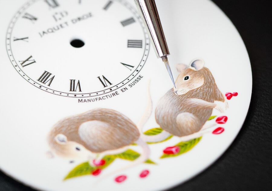 Jaquet Droz Petite Heure Minute Rat Dial