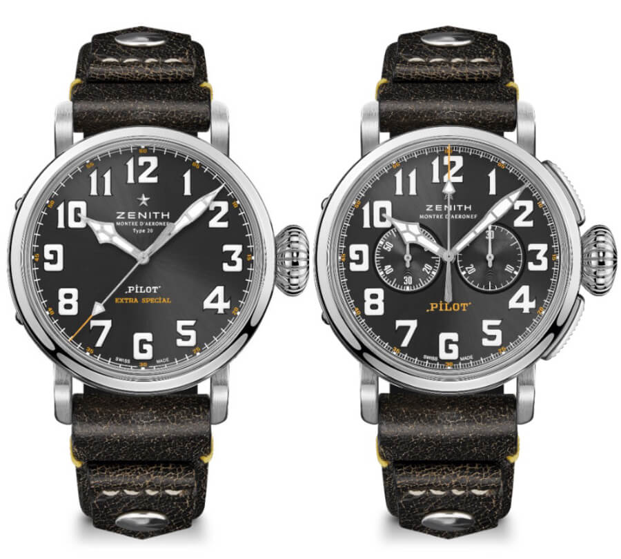 Zenith Pilot Type 20 Rescue and Pilot Type 20 Chronograph Rescue