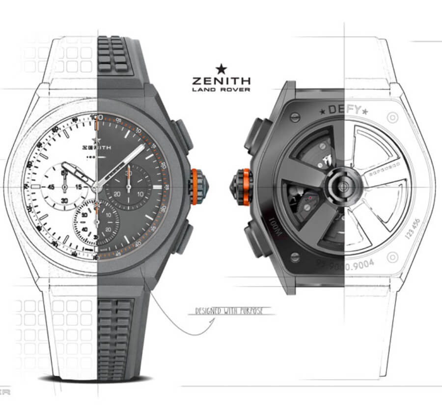 The New Zenith DEFY 21 Land Rover Edition