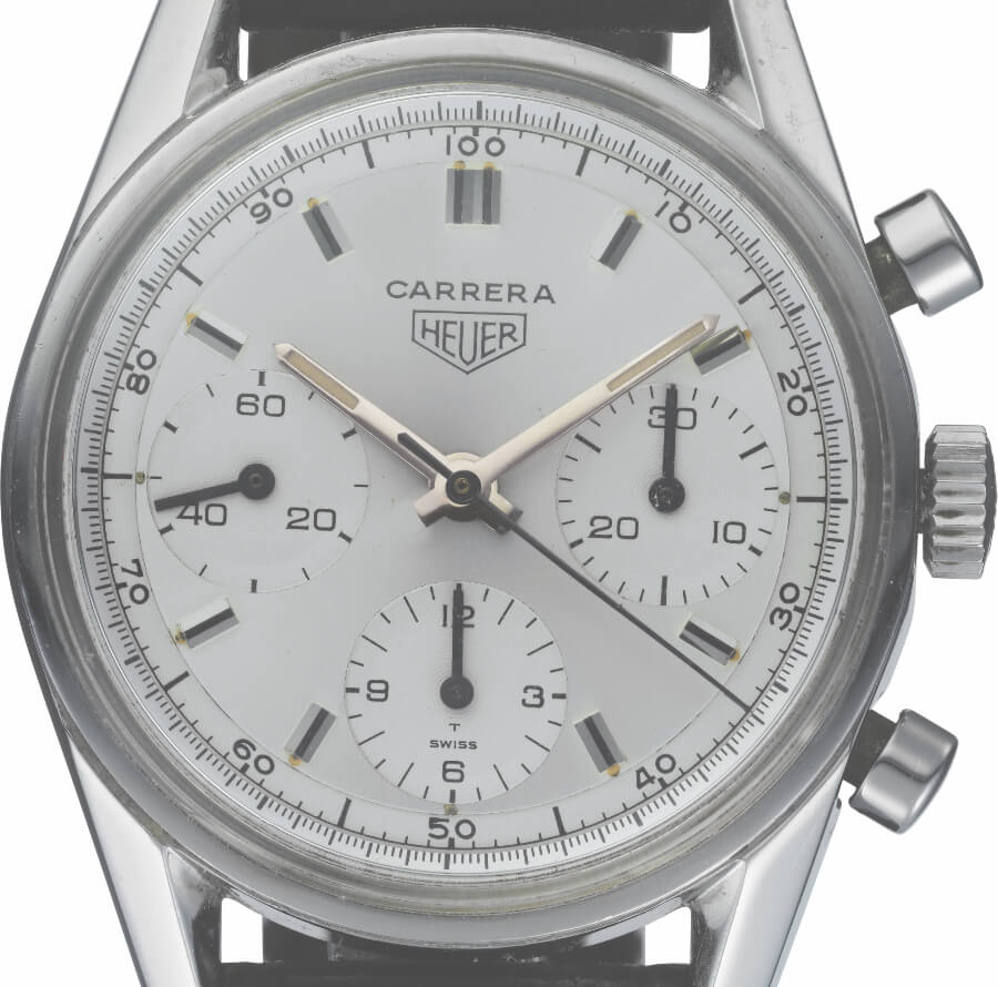 Heuer Carrera 36 mm with Valjoux 72
