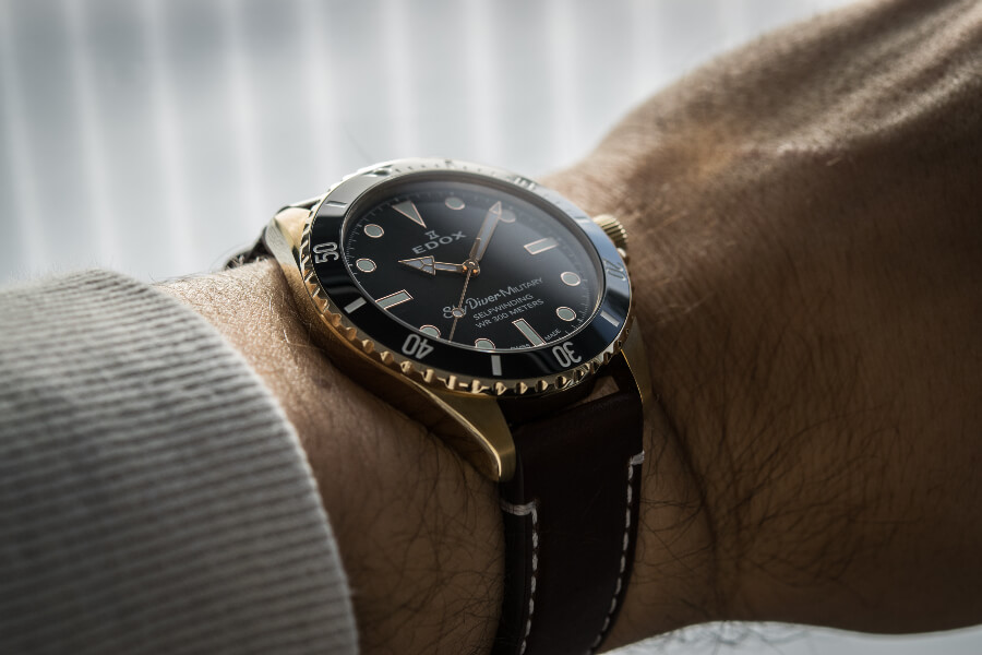 Edox SkyDiver Military Bronze Limited Edition Watch Review