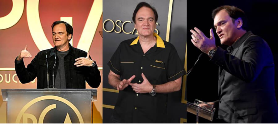 Quentin Tarantino wearing a IWC Big Pilot’s Watch Edition “Le Petit Prince”