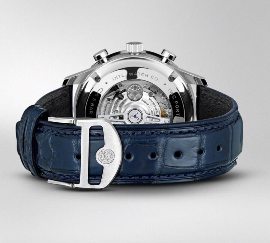 IWC Portugieser Chronograph IWC Portugieser Chronograph IW371605 With In-House Movement Case Back