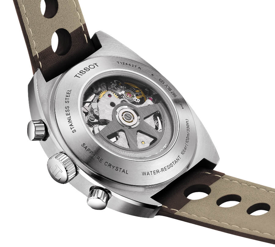 Tissot Heritage Navigator Chrono Auto 1973 Case Back