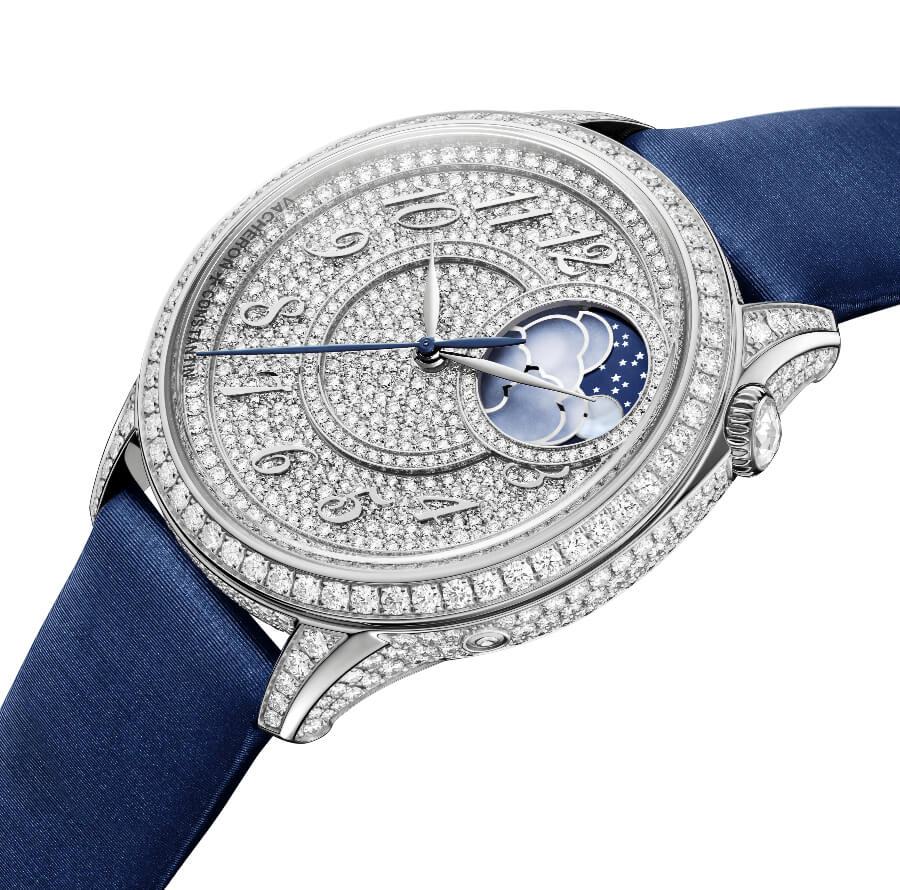 Vacheron Constantin Égérie Moon Phase Diamond-Paved
