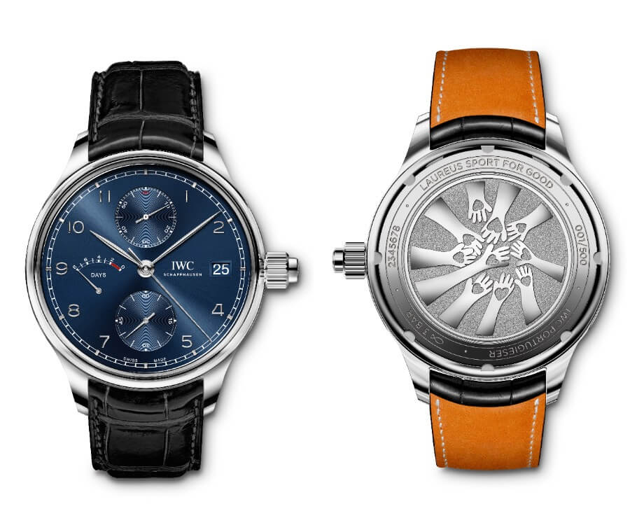 The New IWC Portugieser Hand-Wound Monopusher Edition "Laureus Sport For Good"