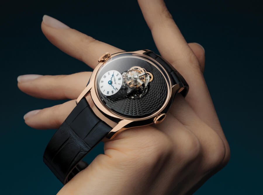 The New 2020 MB&F Legacy Machine FlyingT Red Gold