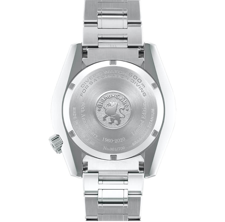 Grand Seiko 60th Anniversary Limited Edition Professional Diver’s 600M Case Back