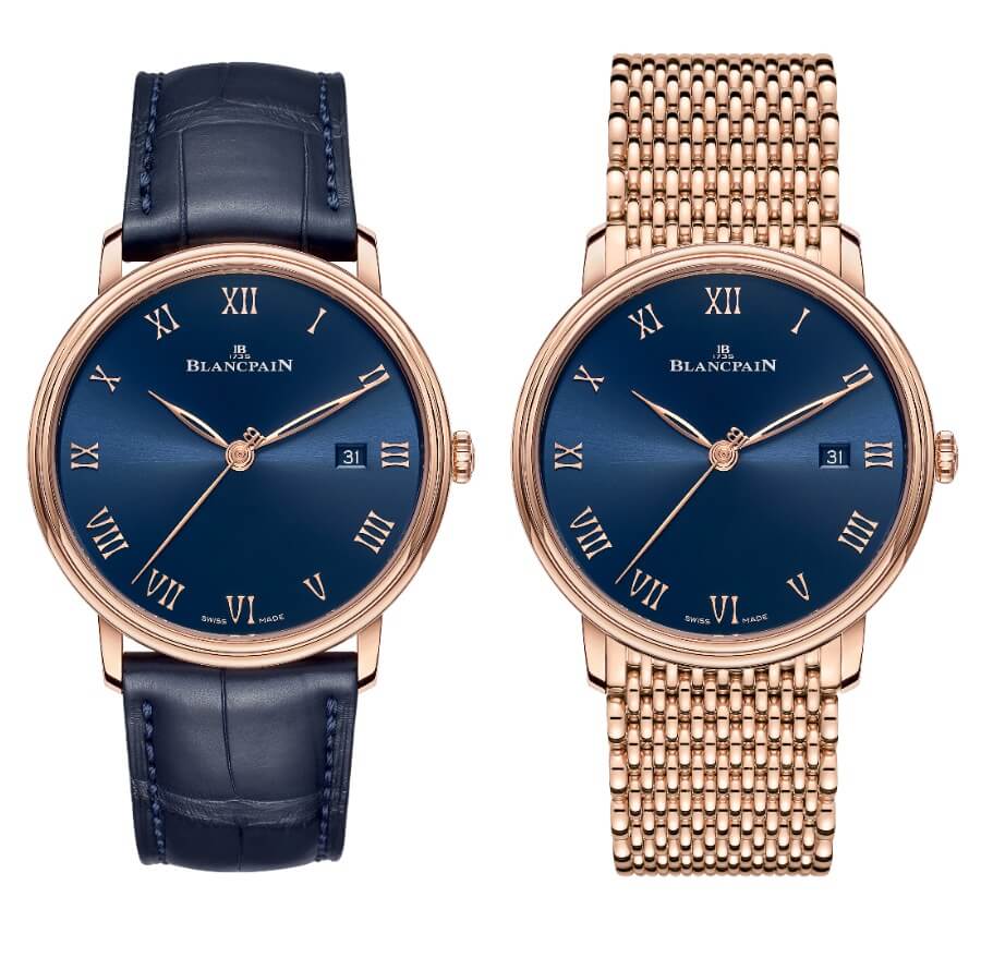 Blancpain Villeret Ultraplate Blue Dial