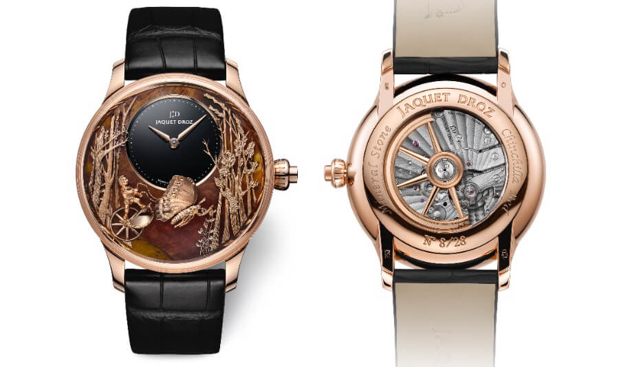 The New Jaquet Droz Loving Butterfly Automaton