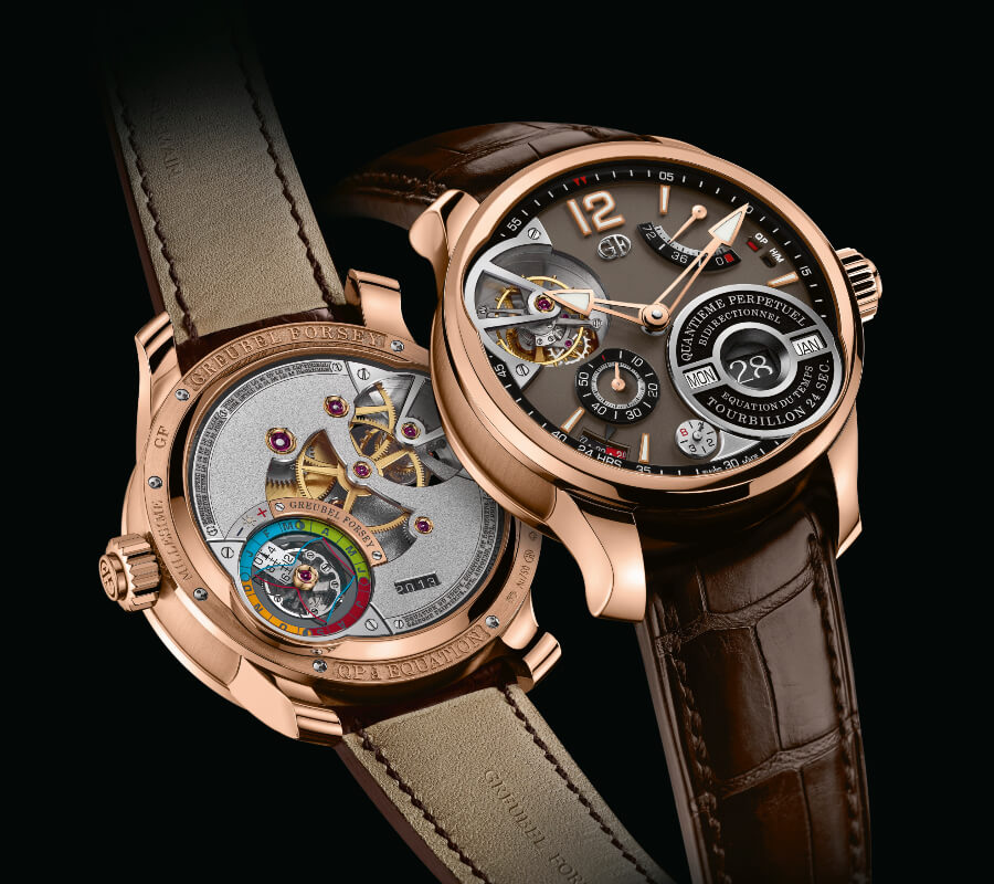 Greubel Forsey QP À Équation In A 5N Red Gold Millesime With A Chocolate Coloured Gold Dial Watch Review