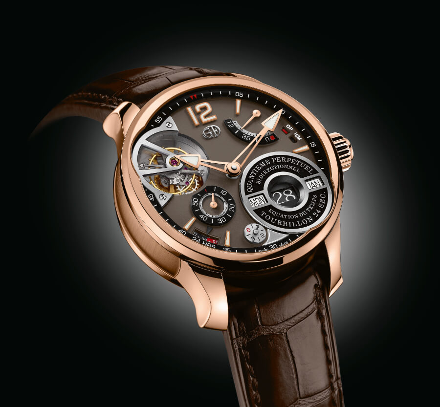 The New Greubel Forsey QP À Équation In A 5N Red Gold Millesime With A Chocolate Coloured Gold Dial