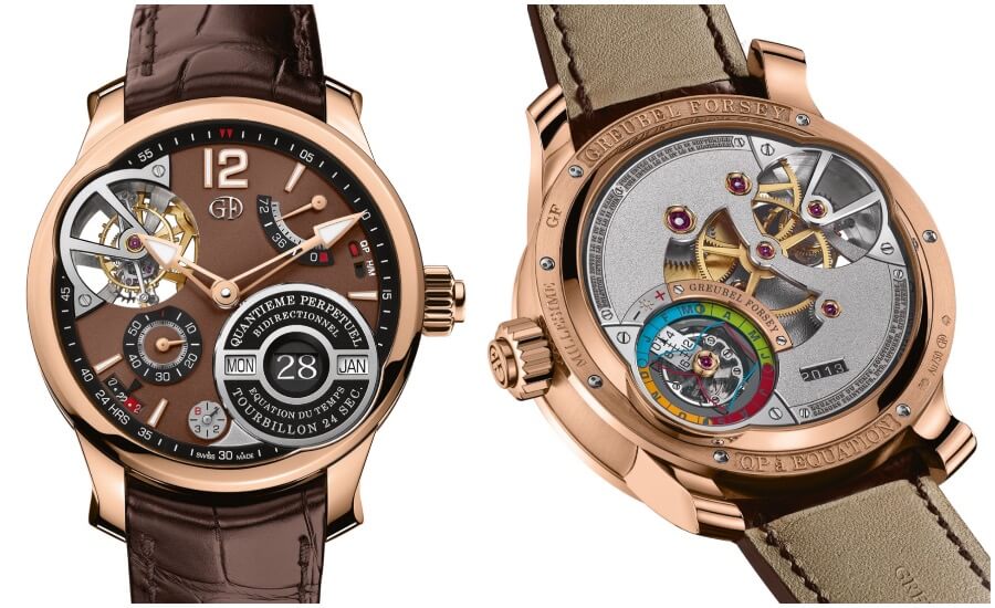 Greubel Forsey QP À Équation In A 5N Red Gold Millesime With A Chocolate Coloured Gold Dial