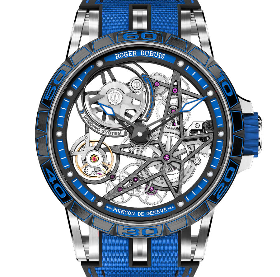 Men Swiss Skeleton Watch