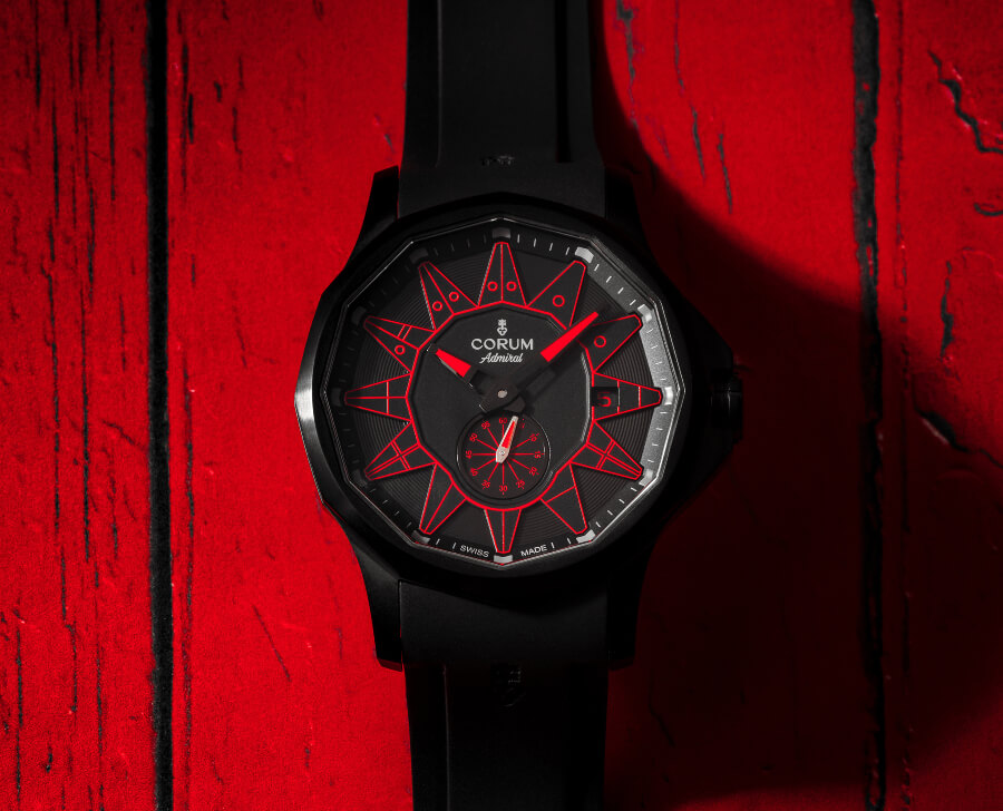 Corum Admiral 42 Automatic Full Black Red