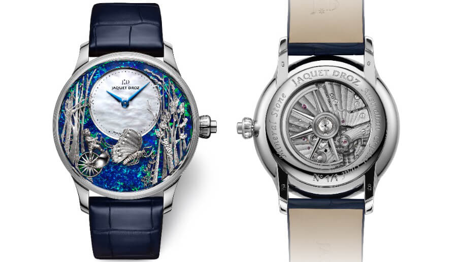 Jaquet Droz Opal Loving Butterfly Automaton Men Watches