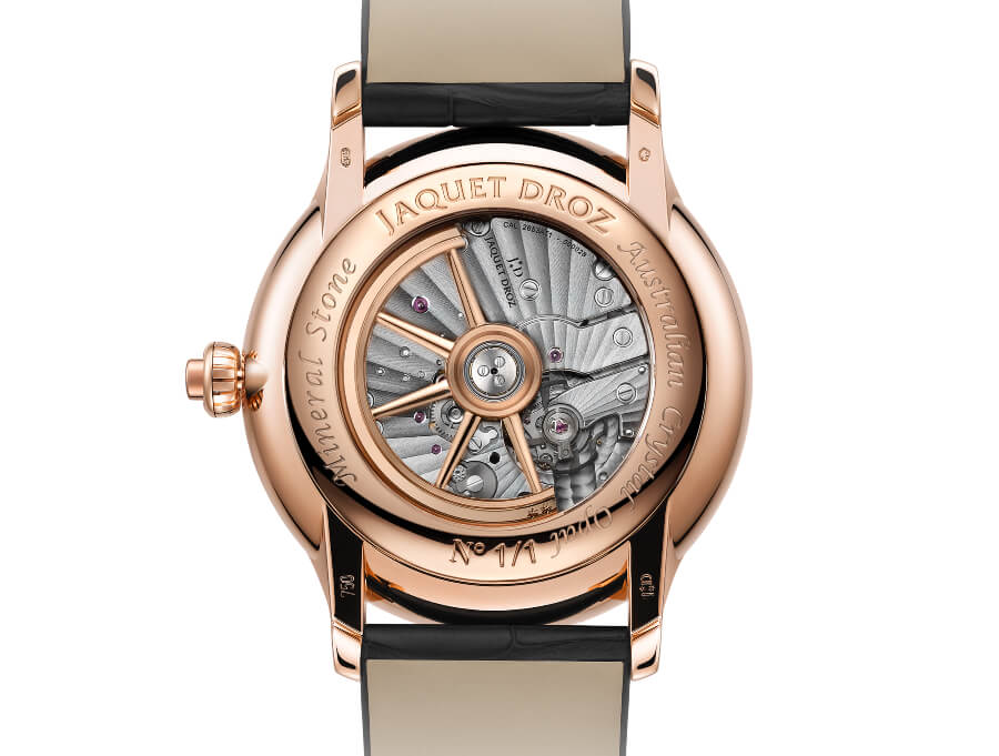 Jaquet Droz Opal Loving Butterfly Automaton In House Movement