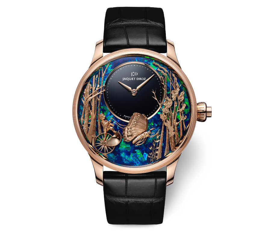 Jaquet Droz Opal Loving Butterfly Automaton For Sale