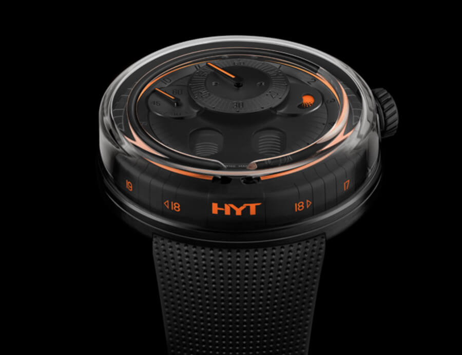 The New HYT H0 Black & Orange Watch