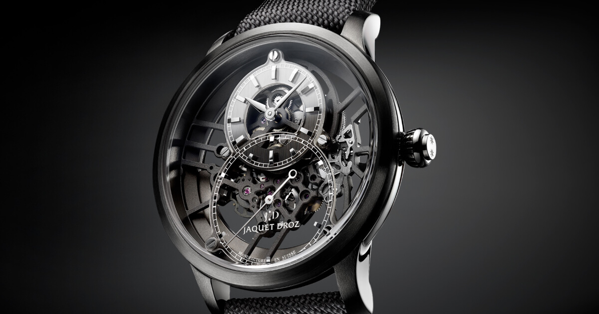 Jaquet Droz Grande Seconde Skelet-One Plasma Ceramic and Grande Seconde ...