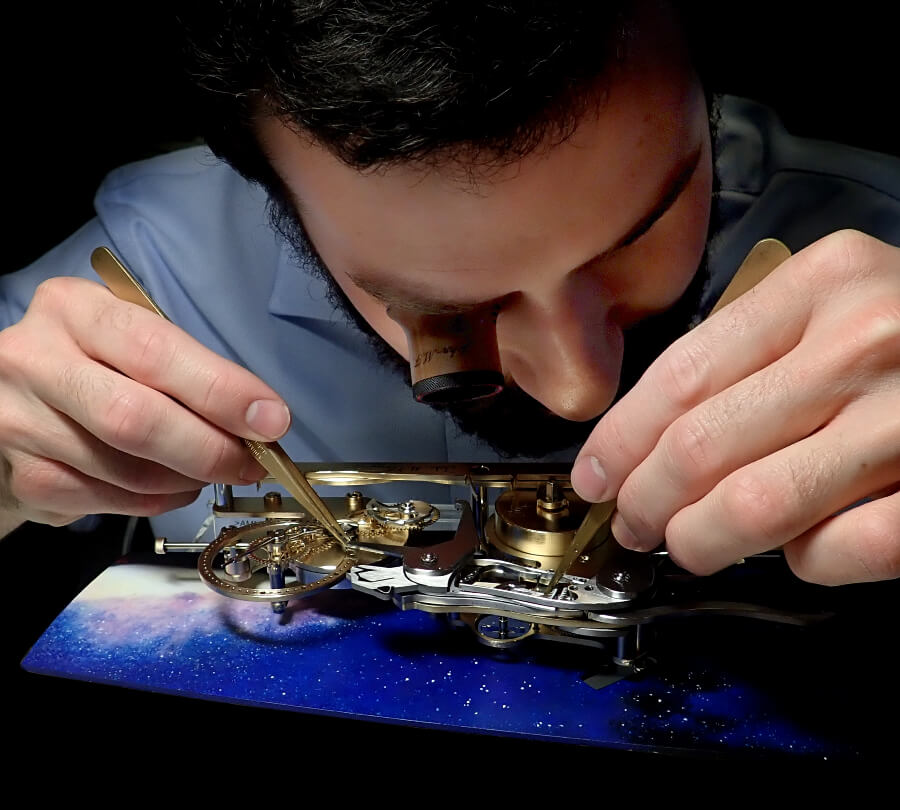 John-Mikael Flaux Le Guepard Clock Movement