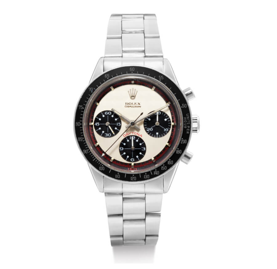 Rolex Paul Newman Daytona, reference 6241 in stainless steel from 1968 For sale