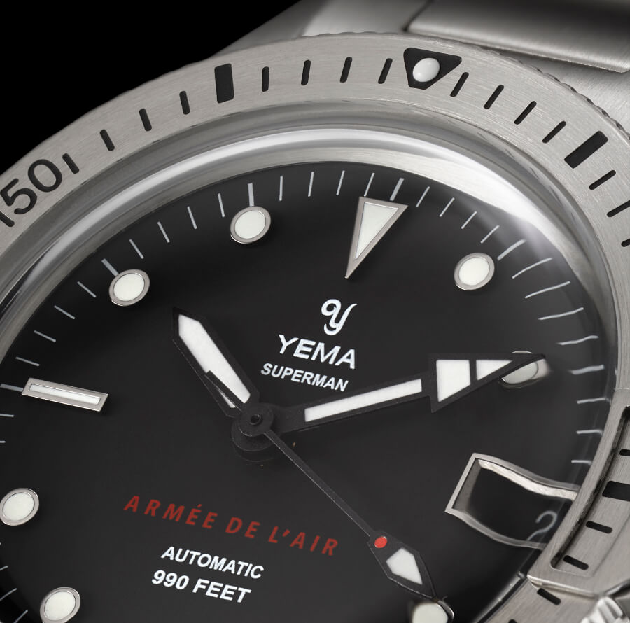 Yema Superman French Air Watch Dial